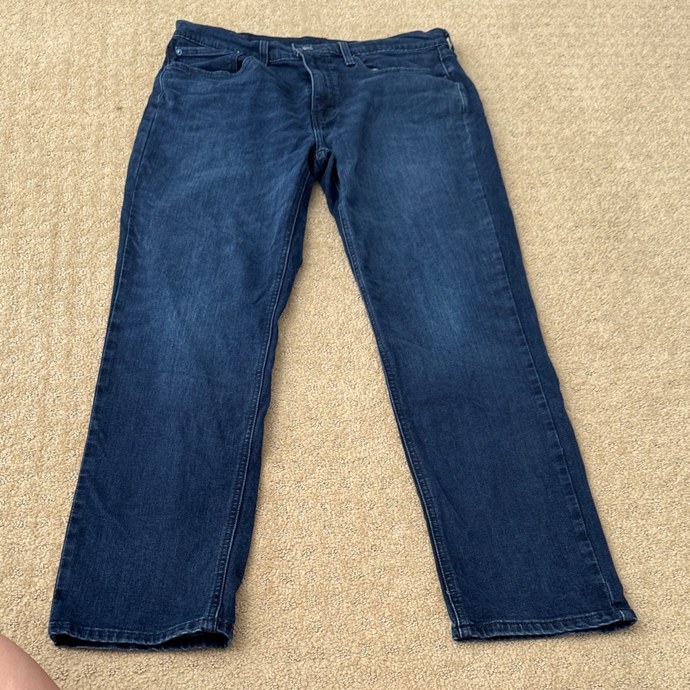 Levi's Men's Dark Blue Straight Jeans